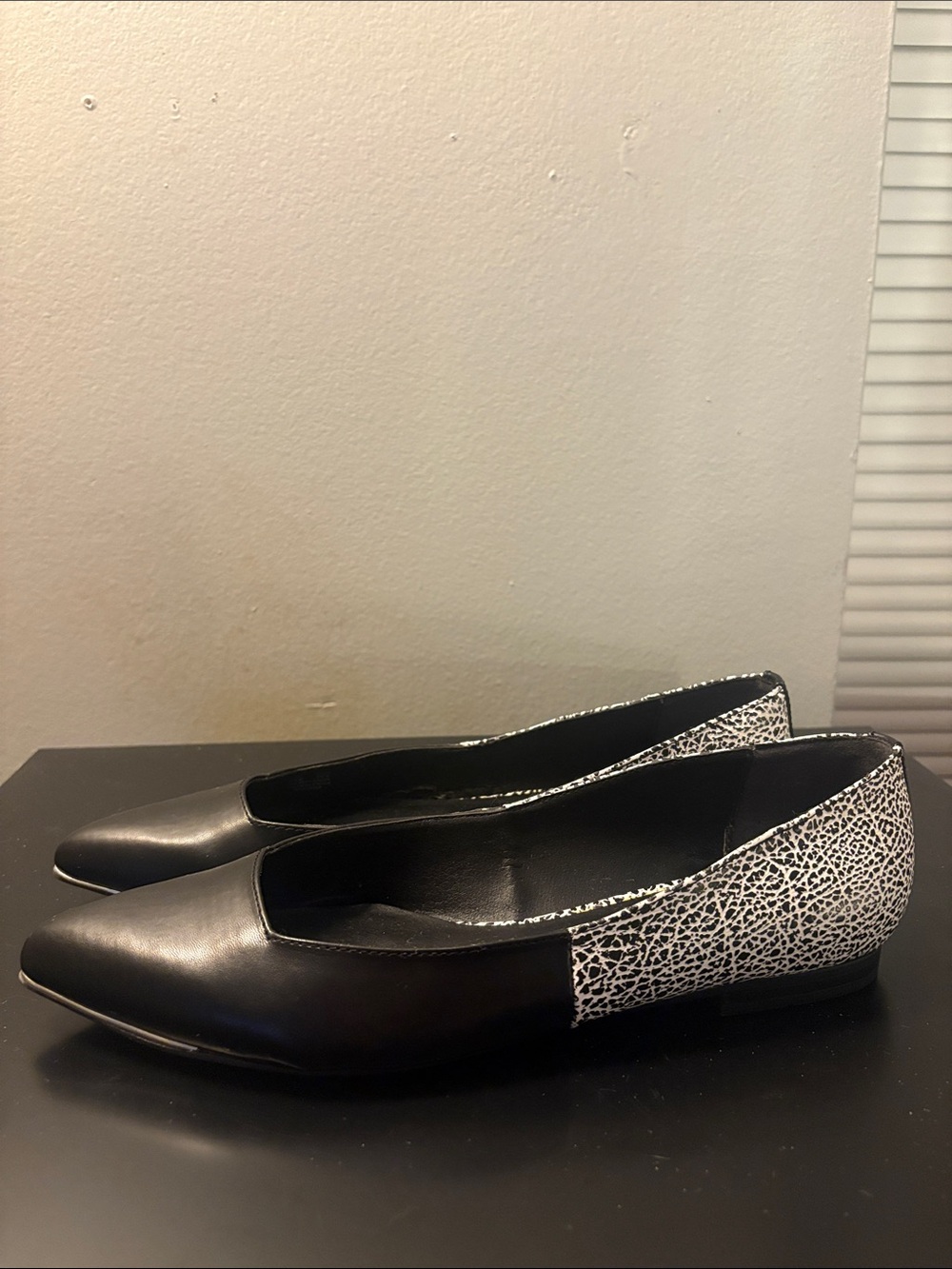 Circus by Sam Elderman black and white flats